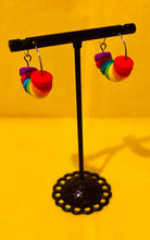 Load image into Gallery viewer, Rainbow Hoop Earrings
