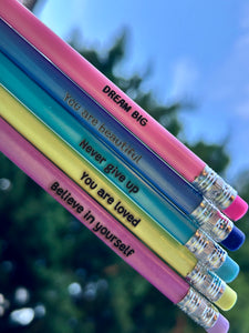 Motivational Pastel Pencils