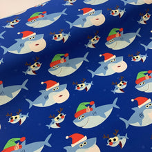 Load image into Gallery viewer, Baby shark leggings, christmas baby shark leggings, trousers, pjs -girl and boy, baby clothes
