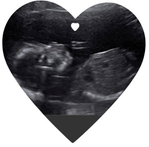 Keepsake baby scan heart