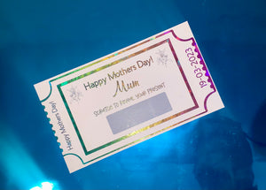 Mother’s Day Personalised Scratch Card