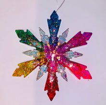 Load image into Gallery viewer, Rainbow Snowflake
