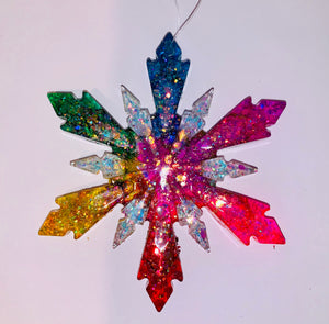 Rainbow Snowflake
